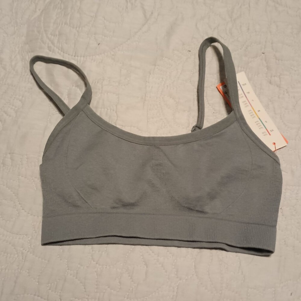 Colsie Light Gray Seamless Bralette